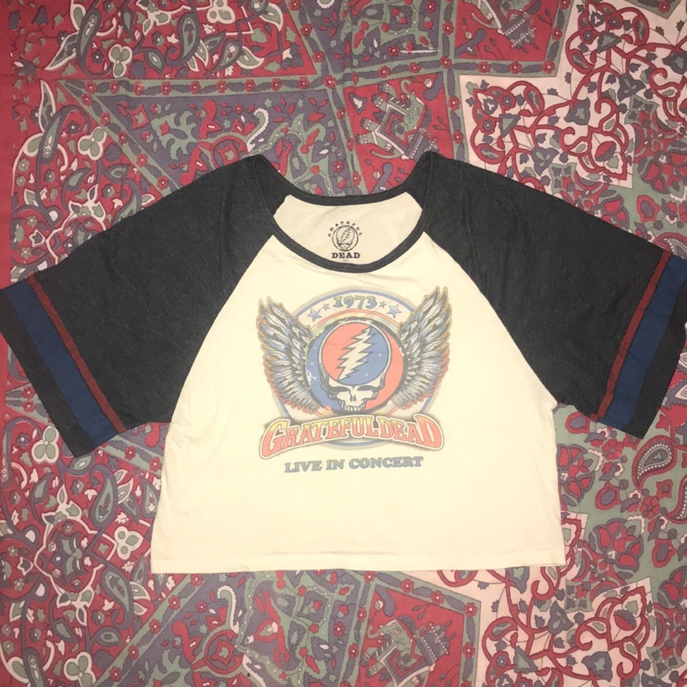 Grateful Dead Live in Concert Crop t-shirt